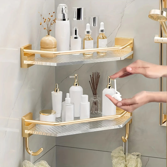 Acrylic Corner Shower Shelf